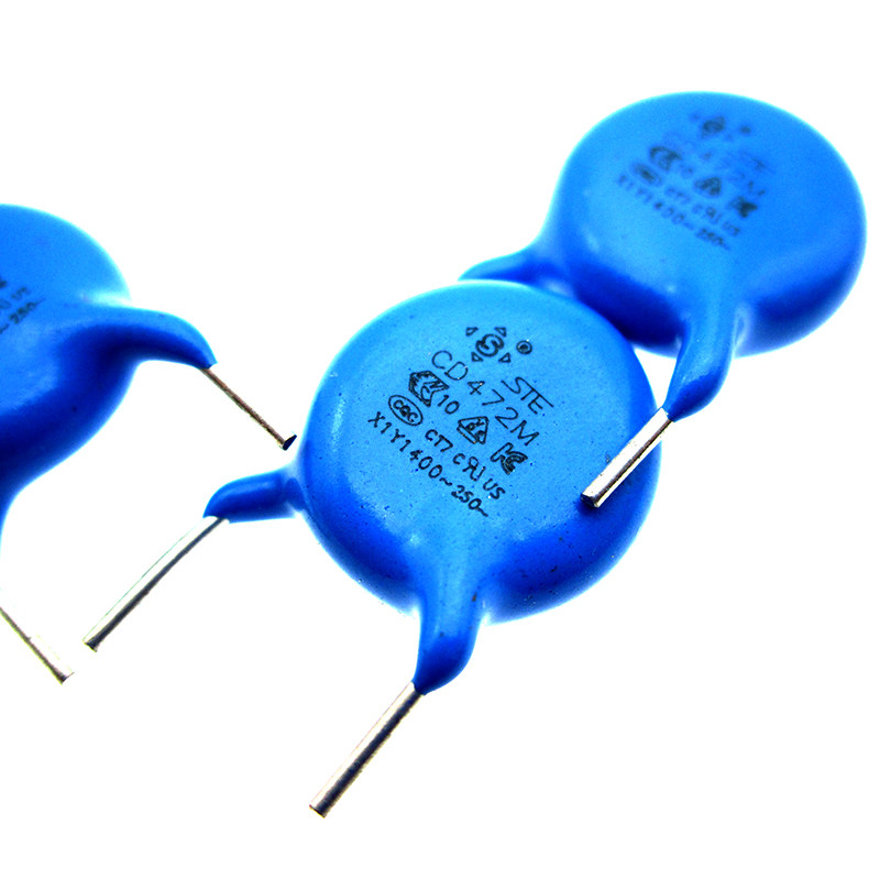 Matsuda STE porcelain safety Y capacitor CD472 4 7NF X1 400V Y1 250V foot distance 10