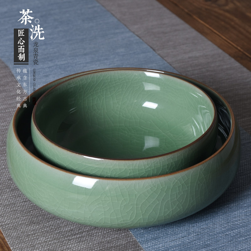 Green Porcelain Large Number of Ashtray Ceramics Home Utiliti tea with zero fit Ice Rift Tea washing bath Shop Ashtray Custom