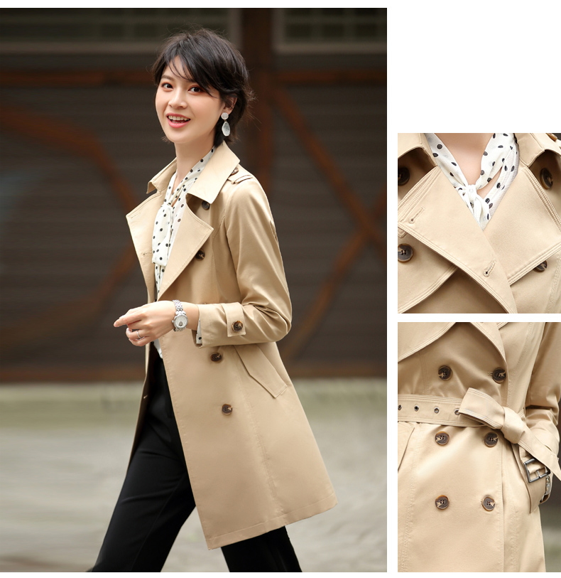 Trench pour femme AUJOURD HUI en Coton - Ref 3226100 Image 16