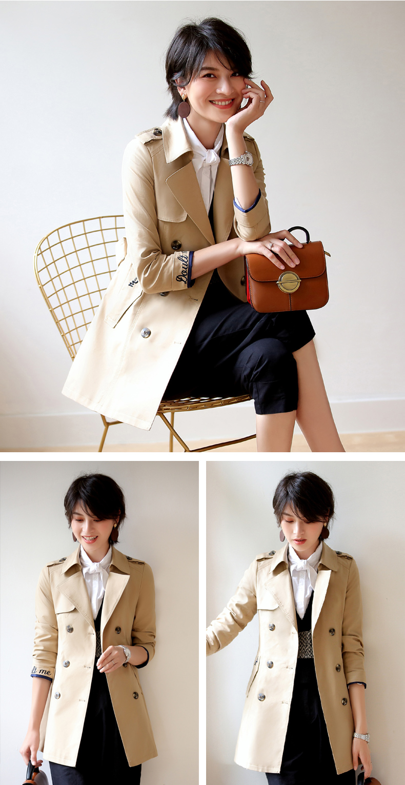 Trench pour femme AUJOURD HUI en Coton - Ref 3227309 Image 21