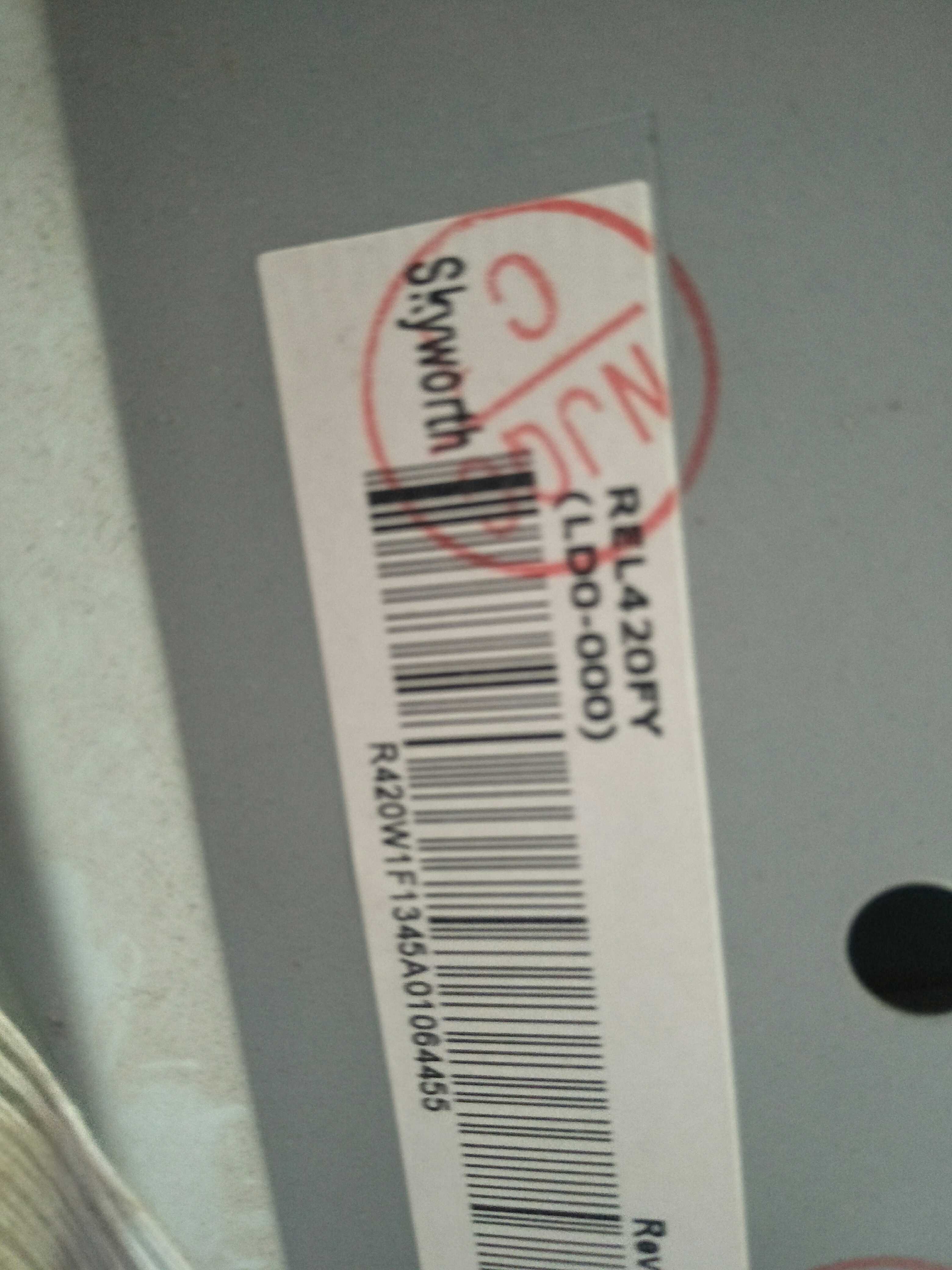 Skyworth 42E500E Light Bar 7710-642000-L080 R080 Screen REL420FY(LD0-000)