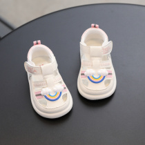 Chaussures dété pour tout-petits garçons et filles sandales pour bébé chaussures de bébé respirantes semelles souples antidérapantes chaussures fonctionnelles pour enfants âgés de 1 à 2 ans