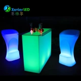 Sainel Direct Share Share Led Light -Emating Bar Дистанционное управление зарядным винным столом красочное изменение цвета винный бар легкий винный стол и стул