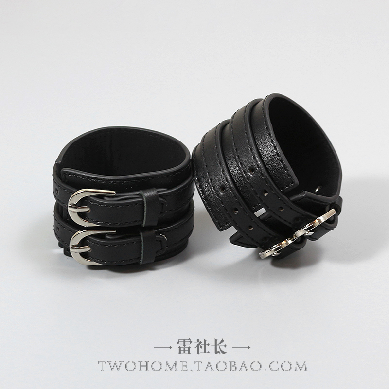 Cool Punk Style Double-Row Pu Leather Belt Bracelet, Street Gothic Trendy Unisex Wide Bracelet Accessory, Personalized Wristband Cool Punk Style Double-Row Pu Leather Belt Bracelet, Street Gothic Trendy Unisex Wide Bracelet Accessory, Personalized Wristband