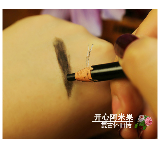 Hengsi 1818 kéo bút chì lông mày không thấm nước tự nhiên kéo có thể kéo cô gái sinh viên mới bắt đầu tuốt bút trong nước nữ - Bút chì lông mày / Bột / Stick bột kẻ chân mày