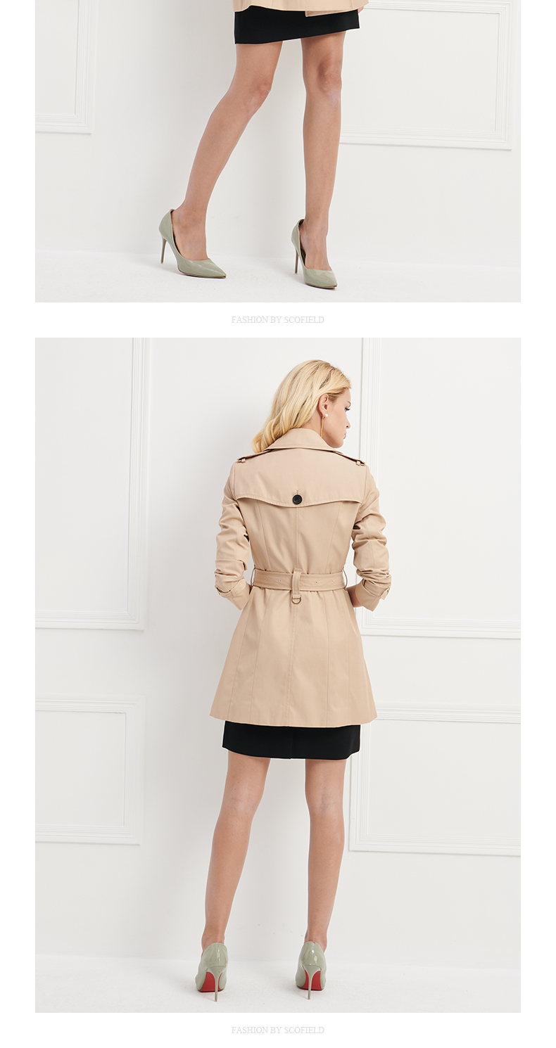 Trench pour femme SCOFIELD en Coton - Ref 3226332 Image 14