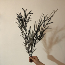 Imported natural plants everlasting flowers dried branches literary retro home soft decorations leaf vein flowers homestay decoration