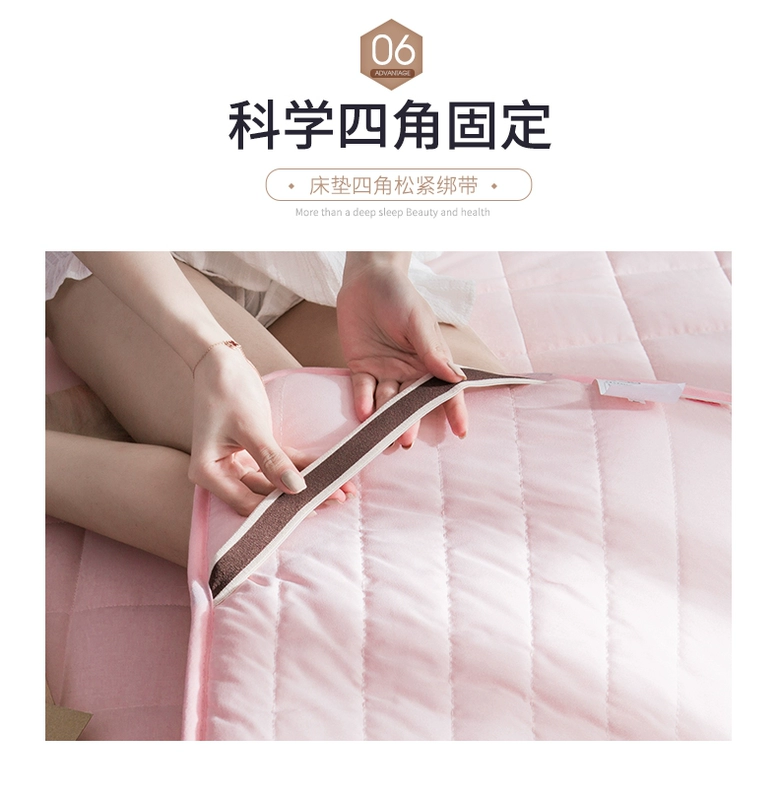 Nam cực cotton tatami nệm 1.5 m nhíp giường 1.8 đơn đôi 2 m pad là 1.2 miếng bọt biển pad nệm