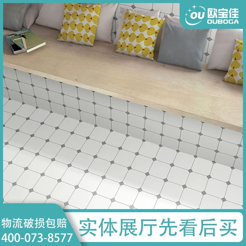 Obao Jia Jun Color полный фарфор 148 негабаритный восьмиугольный керамический ресторан мозаика кухонный охранник балкон старый дом кирпич