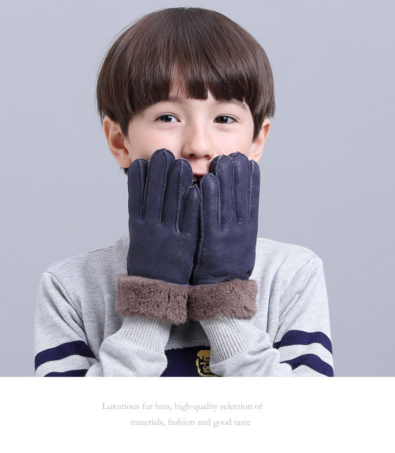 Gants pour enfants en peau de mouton - Ref 2146533 Image 20