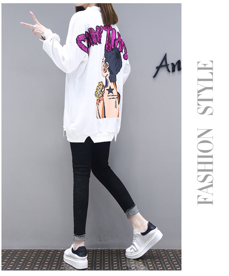 Sweatshirt femme en Coton - Ref 3217050 Image 20