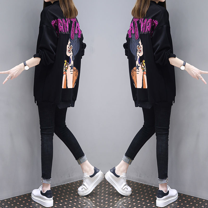 Sweatshirt femme en Coton - Ref 3217050 Image 3