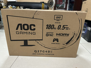 AOC显示器 Q27G40E 2K 180HZ 全新未拆封，原厂正品，官方保修