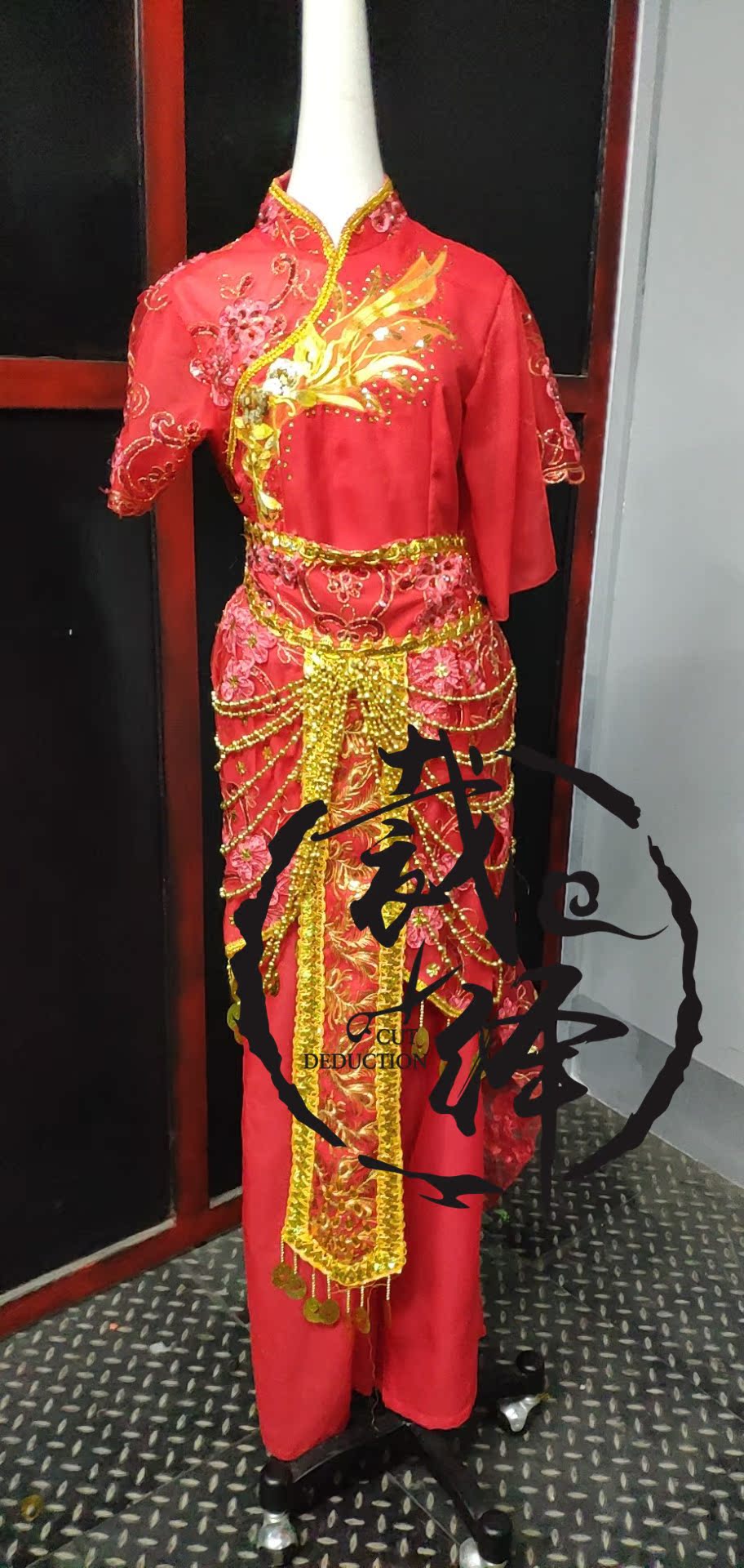 Peach Lee Cup Opera Classical Dance Costume < Girl's cavity > Xiaoho Wind Dance Competition Performance Costume Branch