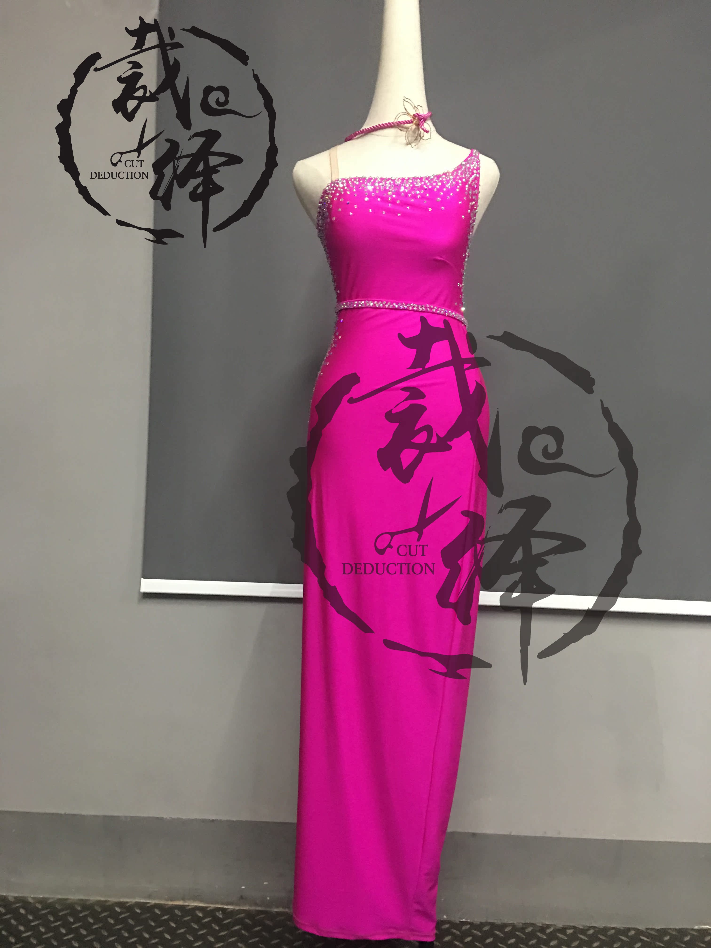 Tailor-made Costume Latin Dance Performance Dresses Customized