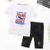 Fat Boy Set New 2020 Summer Big Kids Hai mảnh Thêm Fat Thêm ngắn tay áo thun quần short 12-15 tuổi. 