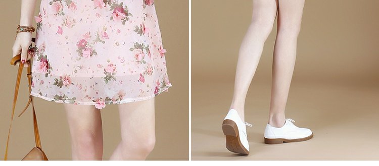 Meizhi fat MM chị 2018 hè mới XL nữ stereo hoa búp bê cổ áo voan nữ áo thun nữ form rộng