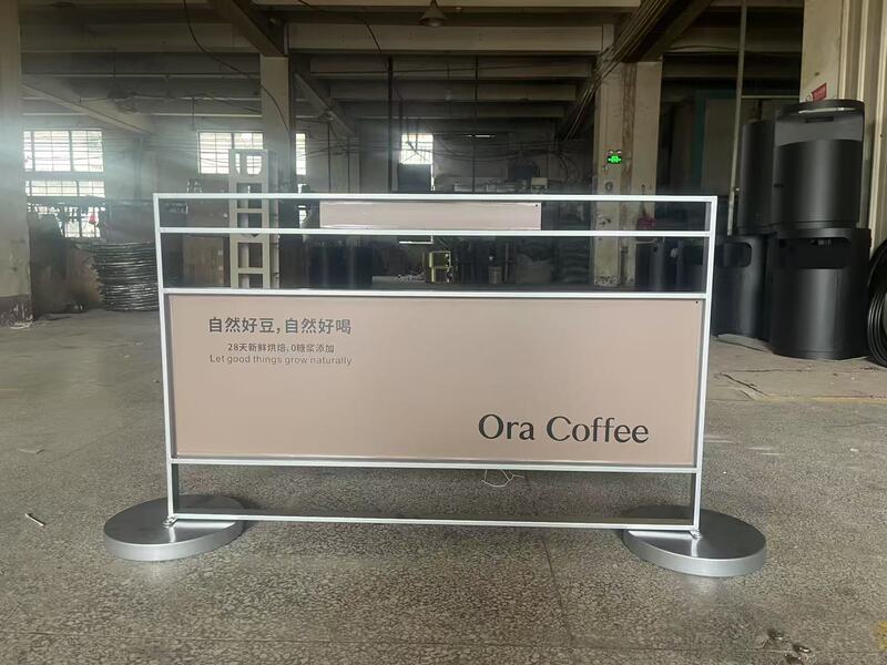 Outdoor Wrought Iron Fence Partition Combination for Flower Shops, Milk Tea Shops, Cafes, Restaurants, Floor-Standing Outdoor Display Fence Signs
