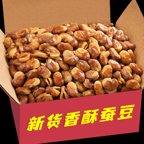 New spiced orchid bean broad bean beef flavor canned 500g crispy gluttonous glutinerus snacks
