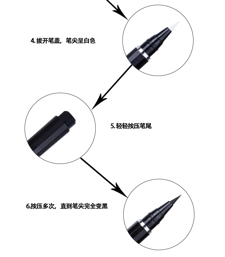 阑 猫猫 Bút lông bút kẻ mắt không thấm nước lâu dài (loại báo chí) không làm nhòe đầu trang điểm chính hãng kẻ mắt dạng sáp