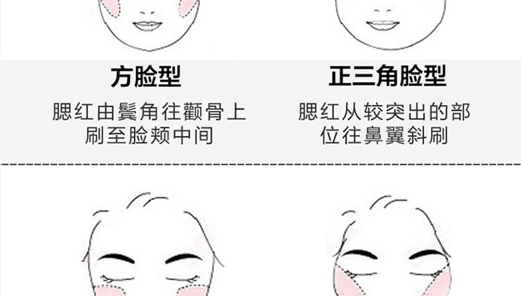 Evra BB hồng blush bột chính hãng dễ thương nấm blush bột khỏa thân sửa chữa trang điểm sáng trang điểm má hồng clio