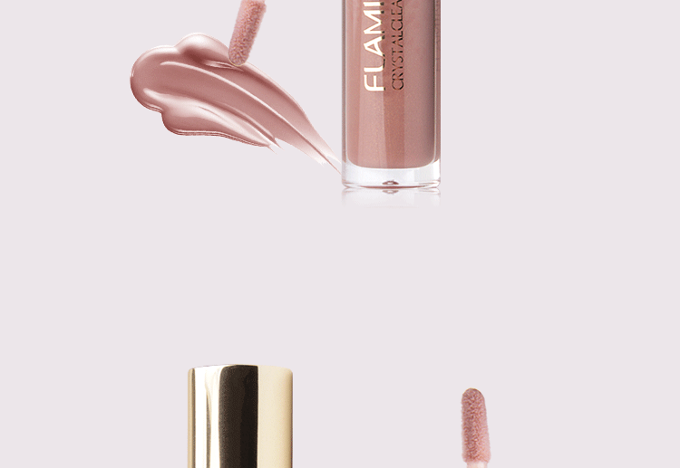 Authentic flamingo son bóng pha lê rõ ràng son môi son môi nhẹ dưỡng ẩm son môi bền màu - Son bóng / Liquid Rouge son bóng romand	