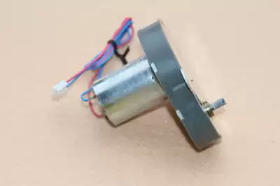 New 370 reduction motor DC 6-24V gear reduction motor large torque silent double flat shaft