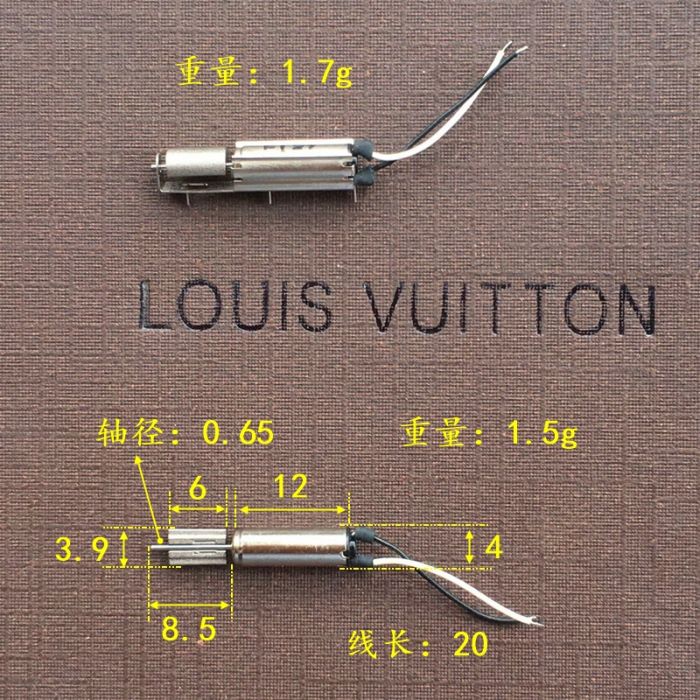 Imported Vibration Motor Micro Vibration Motor Hollow Cup 1 5 - 3V Band Standing New Original