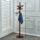 Móc áo đơn giản sàn móc áo giá treo phòng ngủ đơn giản hiện đại gỗ rắn nhà kinh tế dọc - Kệ kệ trang trí phòng ngủ