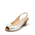 Daphne / Daphne dép mới mùa hè nêm có nơ sau đôi dép miệng cá 1015303012 dép nữ thời trang Sandal