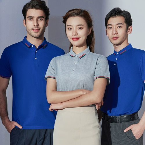 Тонкая летняя футболка polo для работы, рубашка, делается под заказ, с печатью вашего логотипа, короткий рукав