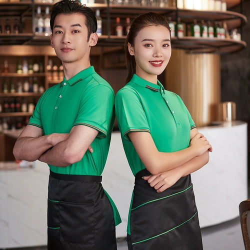 Тонкая летняя футболка polo для работы, рубашка, делается под заказ, с печатью вашего логотипа, короткий рукав