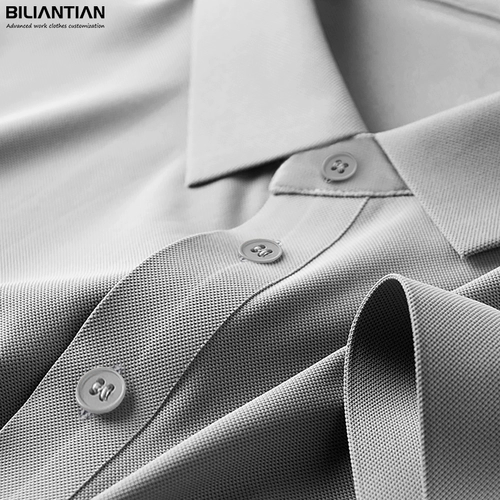 Элитная шелковая футболка polo для работы, летняя быстросохнущая дорожная футболка с коротким рукавом, делается под заказ