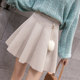 Весенняя плиссированная юбка А-силуэта для миниатюрных женщин, летняя короткая юбка, новая модель для женщин весна-осень 2025, высококачественная короткая юбка.
