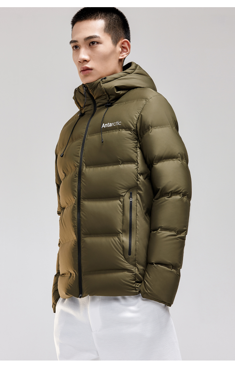 Trang web chính thức của Anta flagship down jacket nam 2019 mới ấm áp thể thao trùm đầu xuống áo khoác chính hãng - Thể thao xuống áo khoác —