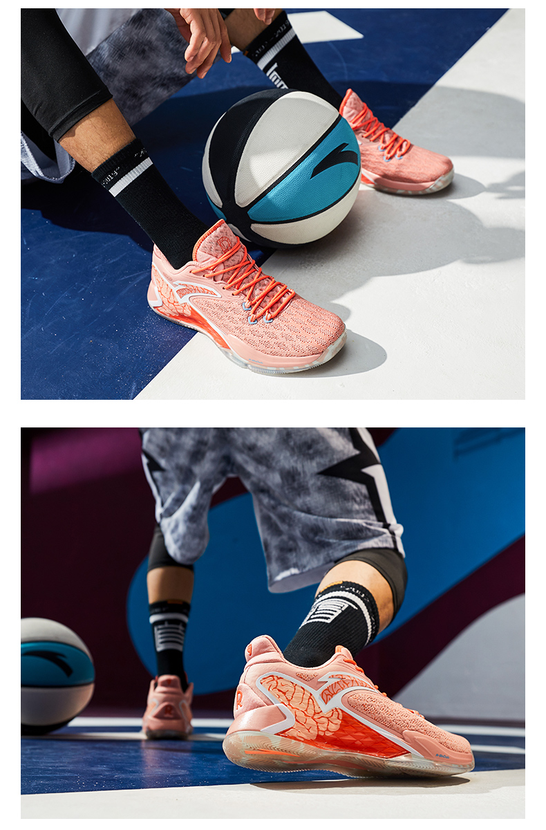 Trang web chính thức của Anta cửa hàng hàng đầu Giày bóng rổ Lakers Rondo 2019 mới RONDO Rondo RR giày thực tế 5 thế hệ - Giày bóng rổ giày thể thao cao cổ