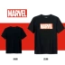 Anta trang web chính thức cửa hàng hàng đầu Marvel quần áo chung áo thun nam cotton mùa xuân mới thể thao giản dị ngắn tay thủy triều - Áo phông thể thao Áo phông thể thao