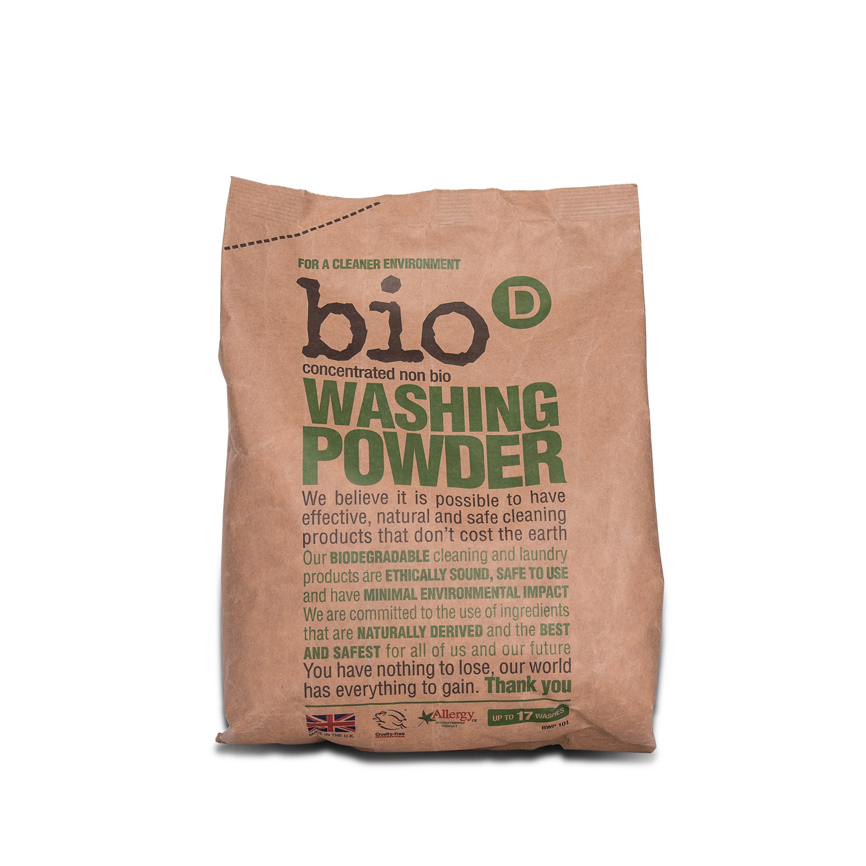 Bio-D Poo Polyester Eco-friendly concentrated laundry detergent