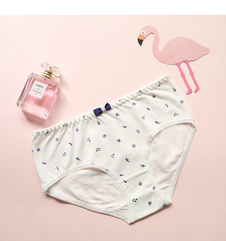 Đồ lót nữ cotton nữ 100% gợi cảm mid-eo cotton kích thước lớn không có dấu vết cô gái quần chip đôi