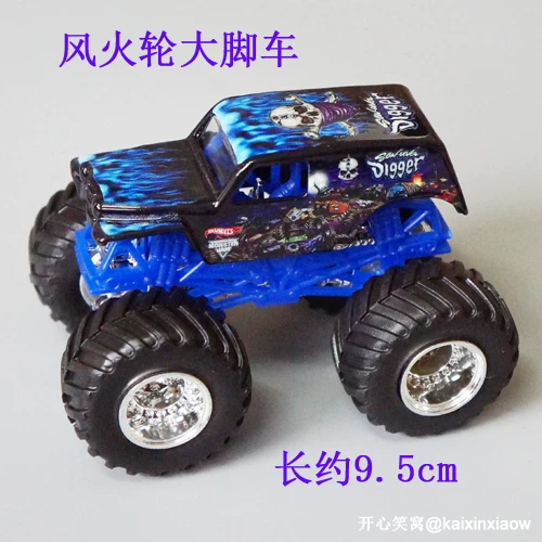 Hot Wheels, монстр-трак, внедорожная игрушечная машина, сплавная машина, шины