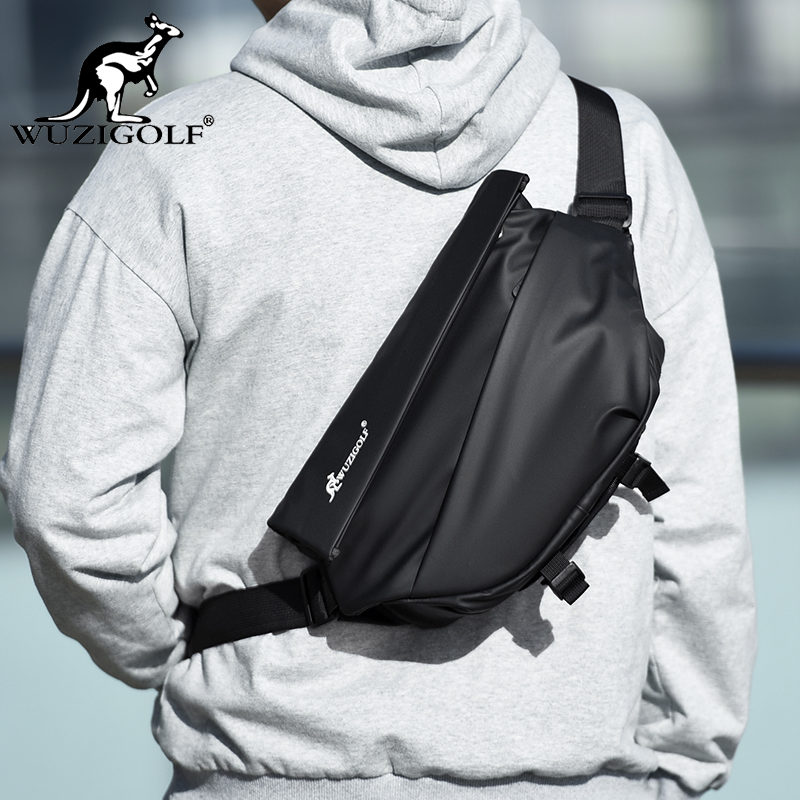 Pangao Kangaroo Squirrel Slant Satchel for men Fashion single shoulder Small Shoulder Bag Casual Chest Bag Men Waterproof Postman Bag girls