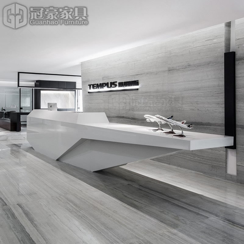 Alien front desk reception desk personalized office reception table irregular paint cashier desk creative desk bar