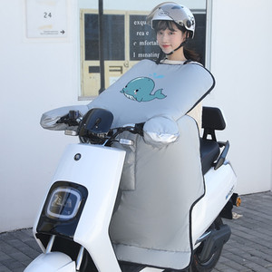 【加绒加厚】电动车秋冬防水挡风被