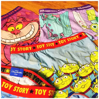 2-strip Tokyo Di S mud Park 95 cotton boys men's underwear parent-child underwear cartoon safety pants