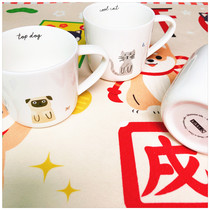 Australian literature KIKKI cartoon childrens interest crayon watercolor Milk Cup ceramic cup coffee cup mug