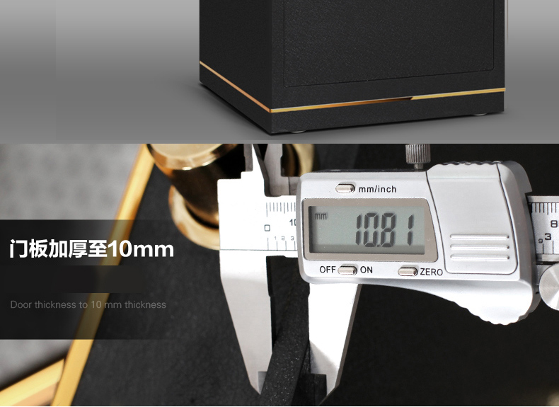 Cửa đôi văn phòng an toàn 1 m 1,2 m 1,5 m lớn an toàn bằng thép ký gửi hộp nhà vân tay điện tử - Cái hộp hộp gỗ