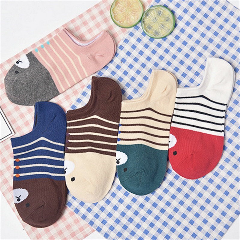 Vớ nam và nữ tuần 7 vớ đôi tất mùa hè vớ nam vớ cotton khử mùi mồ hôi tất dệt kim