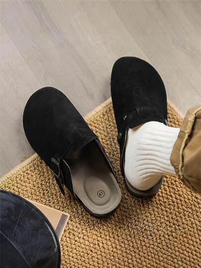 Birkenstock Shoes for Men 2026 New Spring Outdoor Wear, Odor-Resistant, Non-Slip, Height-Increasing, Slip-On Cork Clogs with Closed Toe