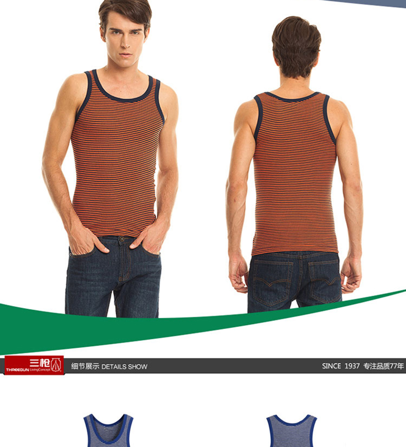 Áo ba lỗ nam sọc mặc thấm mồ hôi áo đáy quần áo thể thao Áo vest mỏng chạy áo sơ mi cũ ao croptop