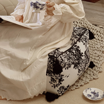 Gaangali French classical living room lazy sofa cushions removable and washable Chinese ink futon tatami seat piers